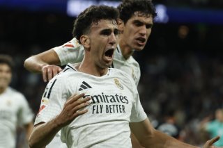Jacobo Ramon a offert la victoire au Real à la 95e minute mercredi KEYSTONE/EPA/Chema Moya